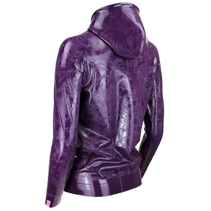 Hoodie FLORAL  „LOOSE FIT“ Latex Laser Edition